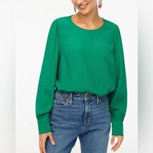 J. Crew Blouse in dark berry